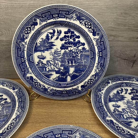 John Tams Plates | eBay John Tams Dinner Plates, Two (2), Blue Willow, 10 3/4\